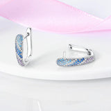 925 Silver Butterfly Moon Star Earrings Women
