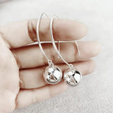925 Sterling Sivler Small Ball Earrings for Women Wedding Party Bride Jewelry