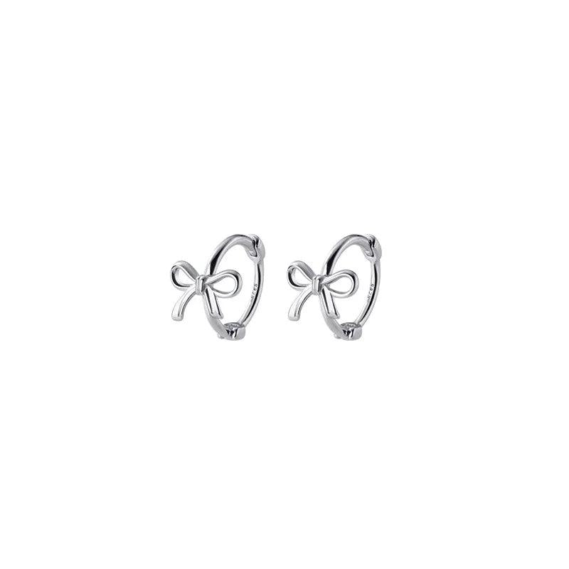 10mm 925 Silver Round Hoop Earrings For Women