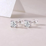 Moissanite Earring 1Ct S925 Silver Women Anniversary