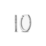 925 Silver Heart Hoop & Stud Earrings for Women