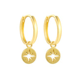 Zircon Copper Earring Drop Earrings 18K Wedding Party Fine Jewelry
