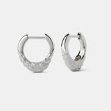 925 Sterling Silver Regular Hoops Piercing Pendiente Clips