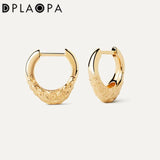 925 Sterling Silver Regular Hoops Piercing Pendiente Clips