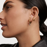 925 Sterling Silver Regular Hoops Piercing Pendiente Clips