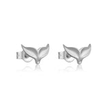 925 Silver Fish Tail Stud Earring Clips Piercing Pendiente