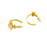 925 Silver Needle Diamond Set Earrings for Women