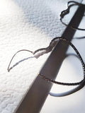 S925 Silver Heart Hoops Earrings Mirrors Lines Fashionable Design