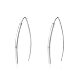 925 Sterling Silver Geometric Drop Earrings for Women Girls