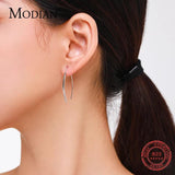 925 Sterling Silver Geometric Drop Earrings for Women Girls