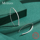925 Sterling Silver Geometric Drop Earrings for Women Girls