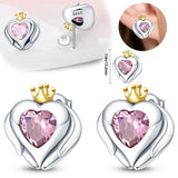 925 Silver Petals Hoop Earrings Rose Small Earrings Women Wedding Jewelry