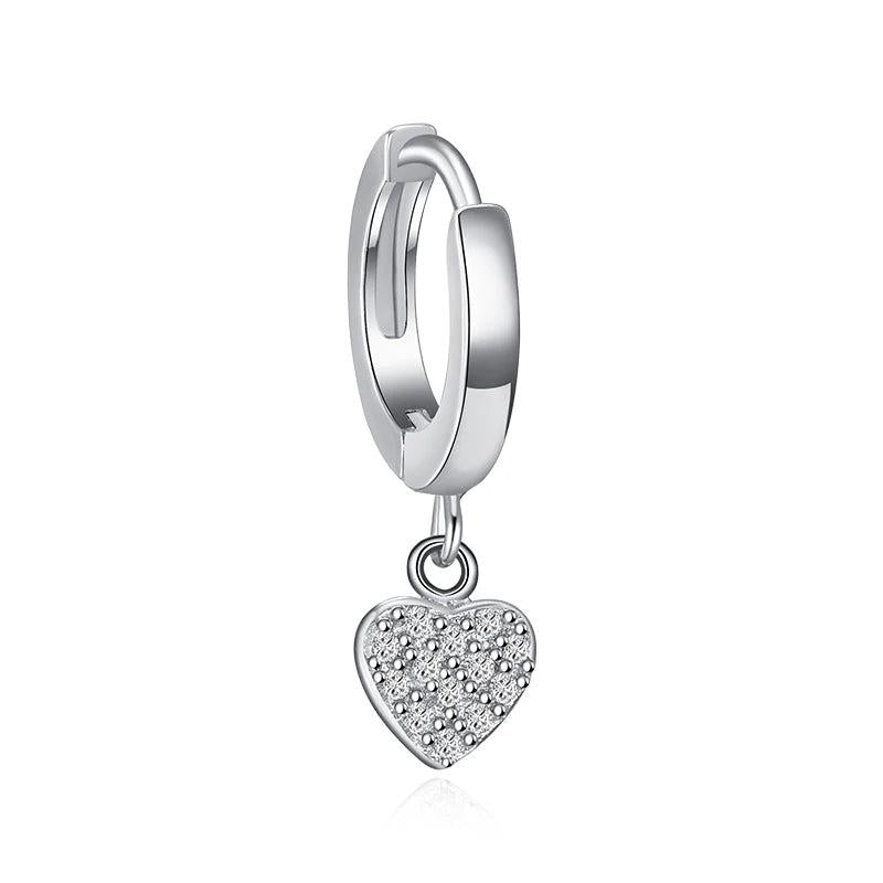 925 Sterling Silver Punk Ear Cuff Clip Earrings On Cartilage Charm