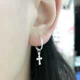 925 Sterling Silver Earrings for Women, Children, Small Eardrop Pendant