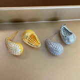 Zircon Doudou 925 Silver Earrings