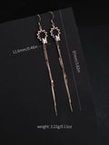 925 Silver Tassel Earrings for Women's Birthday