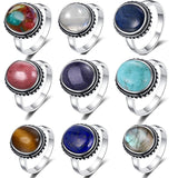 925 Sterling Silver Natural Kyanite Ring Fine Jewelry Labradorite Ring