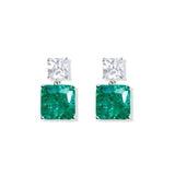 AAAAA Zircon Dangle Earring 925 Silver Drop Earrings