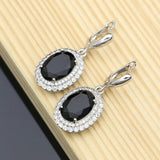 925 Silver Party Earrings with Stone for Women