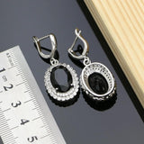 925 Silver Party Earrings with Stone for Women