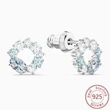 Shi Jia's Gradient Round Ring Earrings
