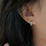 925 Silver Zircon Women's Earrings Gift