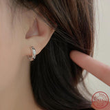 925 Silver Zircon Women's Earrings Gift