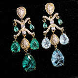 Bohemia Style Vintage Tassel Earring Retro Yellow Dangler Jewelry