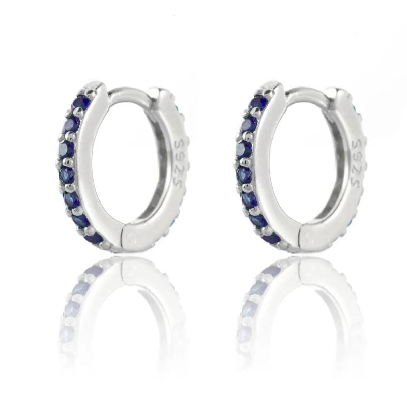 Crystal Zircon 925 Silver Drop Earrings for Women Wedding Jewelry