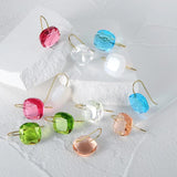 Zircon 925 Silver Drop Earrings Women Wedding Party Accessory