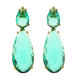 CZ Water-drop Drop Earrings Bridal Jewelry Summer