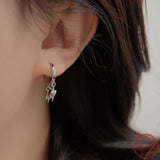 925 Silver Lightning Earrings for Girls