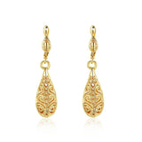 925 Silver/Rose Gold/18K Water Drop Earrings Wedding Party Gift