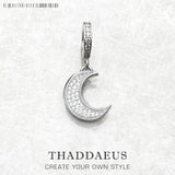 Moon Charm Pendant 925 Silver Gift For Women