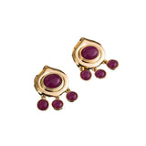 Vintage 925 Silver Needle Earrings for Women Party