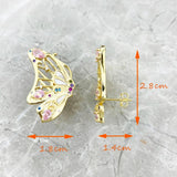 Butterfly Earrings in 925 Sterling Silver