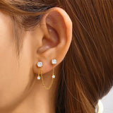 S925 Sterling Tassel Zircon Drop Earrings Women Fine Jewelry