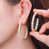 Arrival Round Earrings Anniversary Gift E7325
