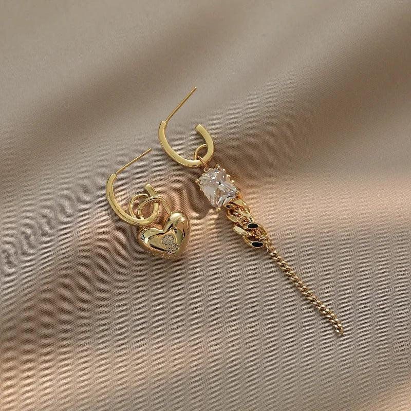 925 Silver Zircon Drop Earrings for Women, Vintage Ear Accessories