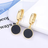925 Silver Round Earrings for Women Wedding Party