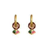 Colorful Earrings 925 Silver Needle For Women Girl Party Gift