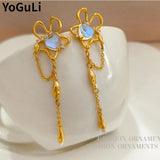 925 Silver Flower Earrings For Women Delicate Ear Accessories