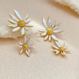 925 Silver Sweet Flower Earrings For Women