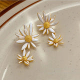 925 Silver Sweet Flower Earrings For Women