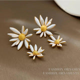 925 Silver Sweet Flower Earrings For Women