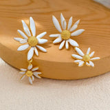 925 Silver Sweet Flower Earrings For Women