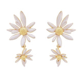 925 Silver Sweet Flower Earrings For Women