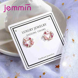 925 Sterling Silver Cubic Zircon Circle Earrings for Women
