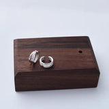 925 Silver Earring Double Layer Three Layer Round Ear Bone Ear Clip