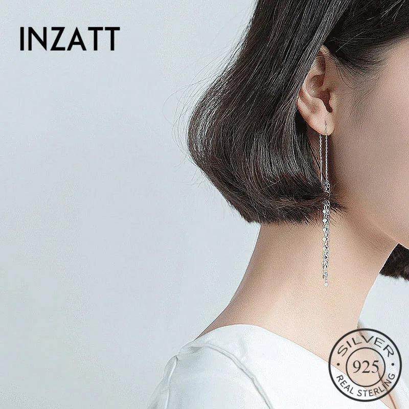Bohemia 3mm Heart Tassel Dangle Earrings For Women